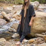 Advbridge Boho Mens Clothes Seaside Beach Cardigan Casual Loose Long Shirt Cardigans Men 2025 Spring Summer Leisure Shirts Outfits