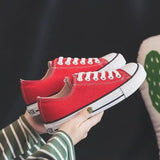 Advbridge Canva Women's Spring Summer New White Shoes Korean Style Ulzzang Trendy Harajuku Versatile Student Board Shoes Rubber Upper