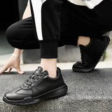 Advbridge Genuine Leather Men Sneakers Flat High Quality Causal Men Shoes Male Footwear Non-slip Fashion Sneakers Men Shoes