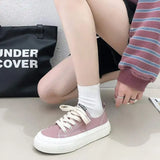 ADVBRIDGE  -  Women's Casual Canvas Sneakers Thick Sole Summer Autumn Trendy Versatile Leisure Sports Shoes Comfortable All-Match Style