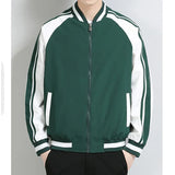 Advbridge New Men Jacket Thin Breathable Windbreaker Autumn Baseball Man Jackets Sports Striped Coats Outwear Men's Clothing Top