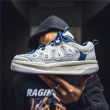 ADVBRIDGE  -  Trend Men's Shoes Outdoor Sneakers New Platform Vulcanized Shoes Breathable Casual Shoes Non Slip Comfortable Running Shoe Tenis