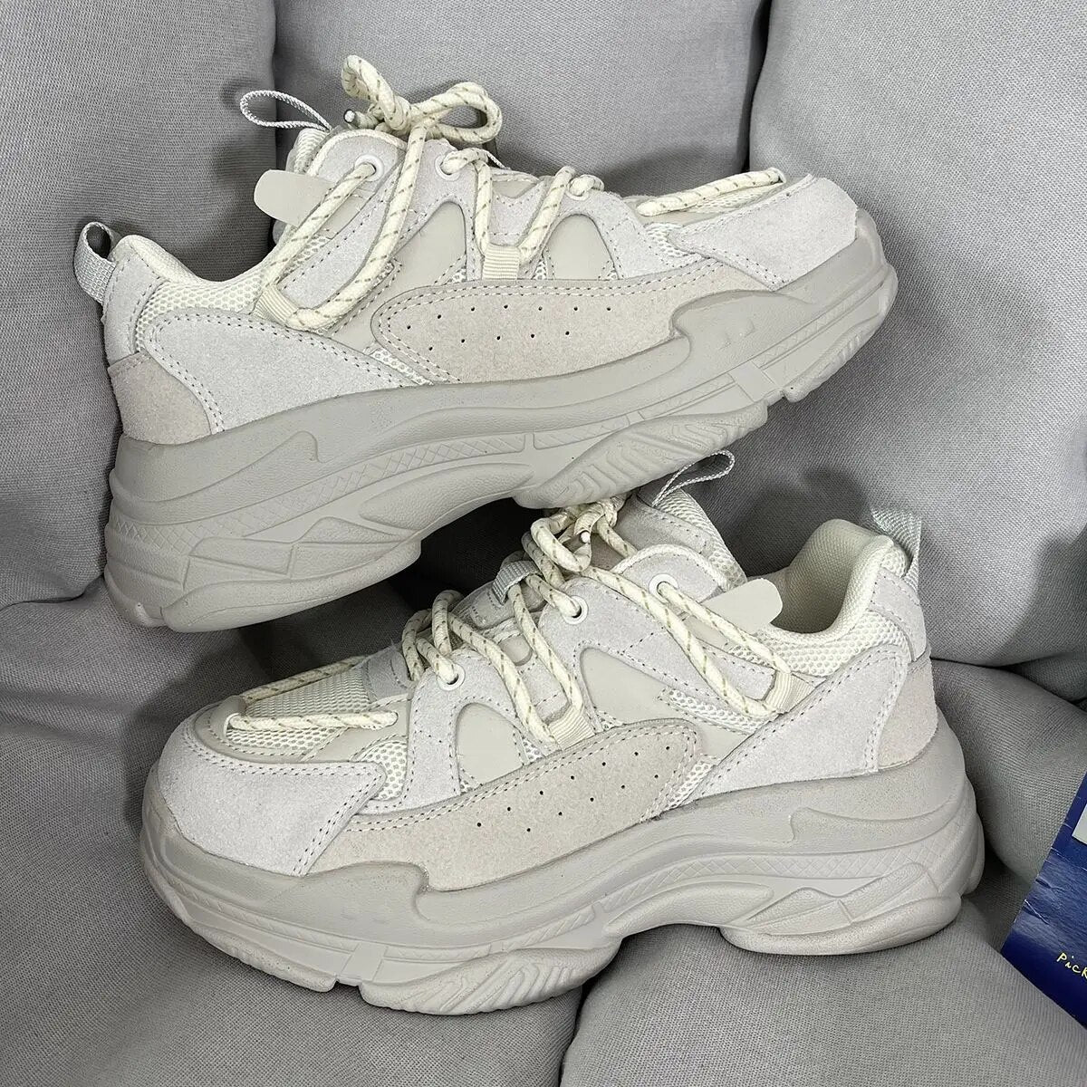 Advbridge Quality Women Chunky Sneakers 41 42 New Design Woman Shoes Thick Sole Fashion Girls Platform Sneakers Ladies Sport Shoes