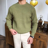 Advbridge Male Knit Sweater Men Autumn and Winter Tops Men Casual Clothes Round Neck Knit Men Pullover Sweater Male Clothing W09