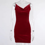 ADVBRIDGE  -  sling Bodycon Dress Women Mini Dresses summer Skinny Party Vestidos solid club clothes sexy corset dress sexy dresses for women