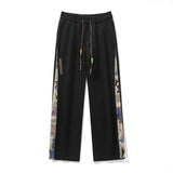 Embroidery Patchwork Sport Pants Mopping Trousers Spring New Fashion Casual Pants Men Clothing Oversized Harajuku Joggers Male