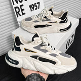 ADVBRIDGE  -  Men's Versatile Mesh Lace-Up Sneakers 2025 Summer New - Thick Soft Soles Breathable Casual Sports Shoes for Trendy Style