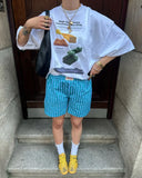 Advbridge Harajuku Cute little details Graphic T Shirts Casual Streetwear Gothic Clothes Cotton Oversized Y2k Top Goth Women Clothing