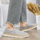 ADVBRIDGE  -  Linen Sewing Men's Casual Shoes Comfy Lightweight Summer Loafers Men Espadrilles Flat Slip-on Driving Shoes Man  Fishermen Shoes