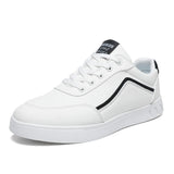 ADVBRIDGE  -  High Quality Men's Leather Casual Sneakers Man Classic Versatile White Shoes Comfortable Outdoor Walking Shoe Male Shoes