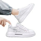 ADVBRIDGE  -  Handmade Man Casual Shoes Natural Leather Platform Sneakers Retro Men's Sport Shoes Outdoor Camping Waliking Trainers Male 2025