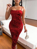 ADVBRIDGE  -  Fashion Side Split Maxi Dress Summer Women Sexy Sleeveless Bodycon Backless Robe Female Spaghetti Strap Party Club Clothing
