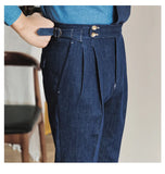 Advbridge Denim Blue Quality Italy Business Dress Pants Men  Office Social Suit Pants Casual Wedding Groom Trouser Pantaloni Uomo Casual