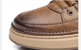 ADVBRIDGE  -  Casual Leather Shoes Men's 2025 Spring New Soft Leather Cowhide Mens Shoe Soft Sole Versatile Daily Board Shoes Men Loafers male