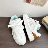 ADVBRIDGE  -  Women’s 2025 Spring Chunky Sole White Platform Sneakers - Bread Shoes Style Breathable All-Match Student Casual Sporty Shoes