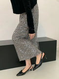 ADVBRIDGE  -  New Designer Sandals for Women Summer Slingback High Heels Dress Shoes Cross-tied Shallow Fashion Low Heel Mules Pumps Women