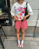 Advbridge Harajuku Cute little details Graphic T Shirts Casual Streetwear Gothic Clothes Cotton Oversized Y2k Top Goth Women Clothing