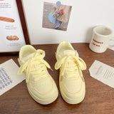 ADVBRIDGE  -  Women’s Pink Platform Sneakers 2025 - Unique Chic Design Round Toe Breathable Sporty Shoes for School Students