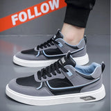 Advbridge Men's Casual Leather Shoes 2024 Original Wear-resistant Non-slip Sports Shoes for Men Lightweight Vulcanize Shoes Male Sneakers