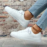 ADVBRIDGE  -  Summer White Sneakers Trendy Thick Sole Skate Shoes Couple Style Casual Soft Sole Comfortable Outdoor Tre Breathable Comfortable