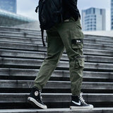 Advbridge New Style Autumn Winter Mens Cargo Pants Fashion Side Pokets Hip Hop Techwear Joggers Male Japanese Streetwear Trousers Pants