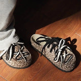 ADVBRIDGE  -  French platform shoes women's 2025 spring and summer new retro baotou heightened half slippers