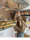 Advbridge  Autumn Winter Chic Luxury Short Soft Thick Warm Hairy Shaggy Faux Fur Coat Women with Hood Zipper Fluffy Jacket 2024
