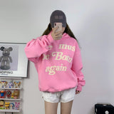 Advbridge Puff Print Kanye West Hoody Men Women 1:1 Pink Ye Must Be Born Again Hoodie Oversize Fit Pullovers CPFM Sweatshirts