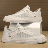 ADVBRIDGE  -  Leather Casual Shoes Autumn New Breathable Men Shoes Male Flat Shoe High Quality Men's Sneakers