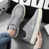 Advbridge Men's Causal Low Top Skate Shoes Breathable Lightweight Non-Slip Sneakers Comfort Fit Walking Shoes for Male