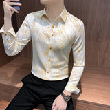 ADVBRIDGE  -  Spring and summer new stylish personality casual printed men's shirt