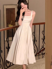 Advbridge  -  New Summer Women Slim Bodycon Elegant Midi A Line Dress Wedding Evening Prom Birthday Lady Clothes New Robe