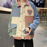 Advbridge Baseball Uniform Men's Autumn and Winter American Retro Coat Spring and Autumn Loose Top Embroidered Aviator Jacket Trend H155