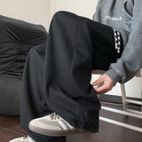ADVBRIDGE  -  Spring Casual Pants Men Fashion Oversized Wide Leg Pants Men Streetwear Loose Sweatpants Mens Sports Pants Male Trousers M-3XL