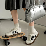 ADVBRIDGE  -  Retro Design Low Top Thick Soled Casual Sports Shoes for Women Autumn Fashion Trend Versatile Comfortable Non Slip Sneakers