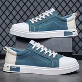 ADVBRIDGE  -  spring men's canvas shoes slip on flat outdoor men sneakers lightweight driving loafers breathable male casual canvas shoes