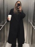 Advbridge Winter Loose Pocket Overcoat Female Fashion Streetwear Coat Jackets 2024 Winter New Clothes Long Sleeve For Women Outwear