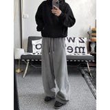ADVBRIDGE  -  Winter Thicken Beige Pants Men Warm Fashion Thick Casual Pants Men Streetwear Korean Loose Wide Leg Pants Mens Trousers M-3XL