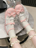 Advbridge Cute Sweet Girl Lolita Shoes Women Summer New Japanese Small Leather Shoes Female Hipster Bow Preppy Student Single Shoes