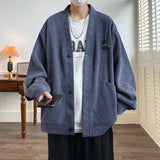 Advbridge Streetwear Men‘s Sweater Japan Style Plus Size 7XL Man Sweatercoat Fashion Loose Tops Casual Single Breasted Clothes