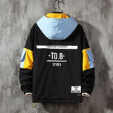 Advbridge Wetailor Men's Jacket hoodie Fashion Casual Streetwear Hoodie Jacket Men Waterproof Clothes Mens Windbreaker Coat Male Outwear
