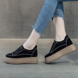 Advbridge High on Platform Shoes for Women Spring Autumn Woman Footwear Wedge Light Daily Routine Quality Sale Offers Walking Korean A H