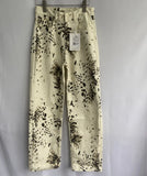 Advbridge New Bottoms Summer Women Jeans Vintage Streetwear Y2k Wide Leg Pants High Waist Casual Leopard Straight Denim Trousers