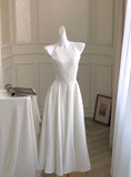 Advbridge France Vintage Halter Evening Party Long Dresses for Women Solid Sleeveless A-line Princess Wedding Prom Robe New Spring Vestido
