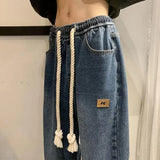 Advbridge Trousers Black Men's Jeans with Pockets Straight Man Cowboy Pants Soft Xs Y2k Streetwear Loose Vintage Clothes 2000s Trend