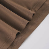 ADVBRIDGE  -  Elegant Fashion Solid Scarf Collar Split Dress Slim Solid One-Shoulder Sleeveless Maxi Dresses For Women 2025 Summer