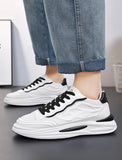 ADVBRIDGE  -  Designer Fashion White Men Casual Sneakers Lightweight Breathable Running Shoes Platform Outdoor Comfortable Tennis Shoes