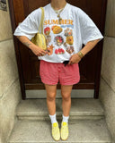 Advbridge Harajuku Cute Graphic T Shirts Oversized All Cotton Gothic Clothes Streetwear Grunge Y2k Tops Goth Men Women Clothing