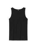 Advbridge Summer Simple Male Sleeveless Top Loose Solid Color Stripe Casual Cotton Vest 2024 New Korean Stylish Men's T-shirt Pullover