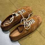 Advbridge Genuine leather training women's lace-up casual sports shoes 2025 autumn and winter plus velvet retro German training shoes